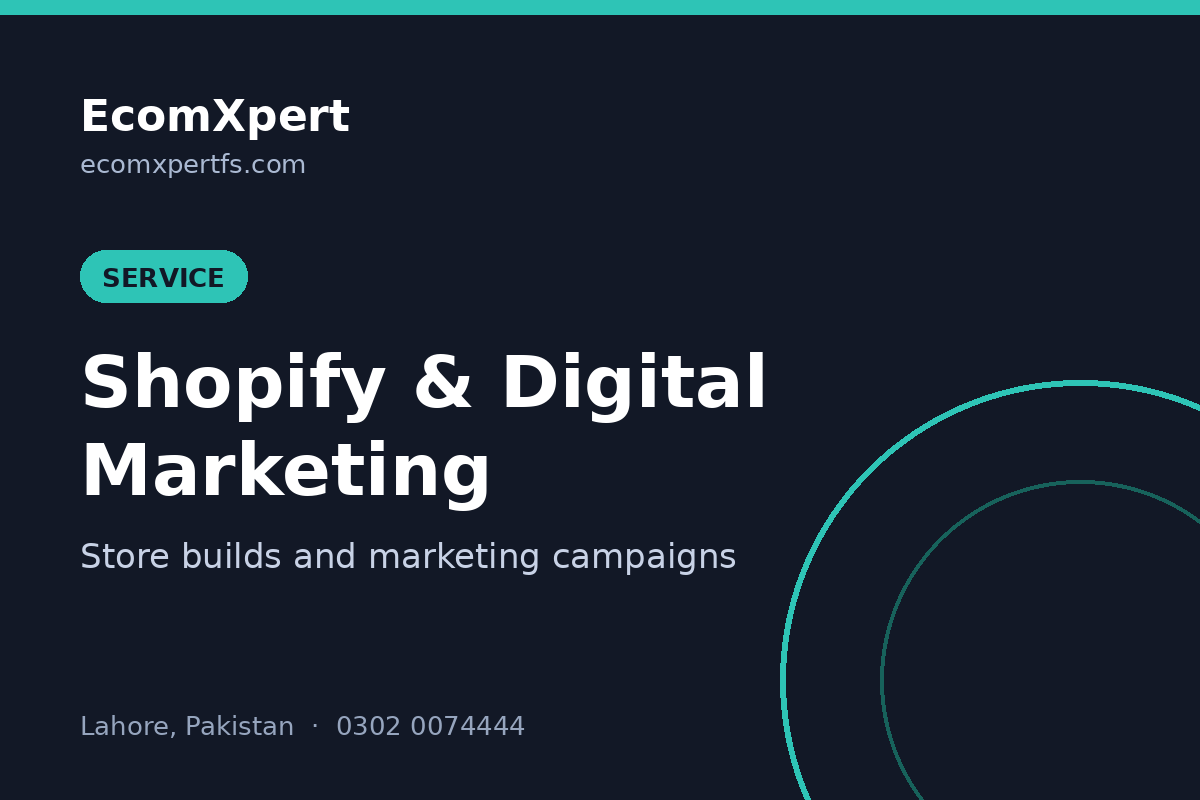 Shopify & Digital Marketing (Service)